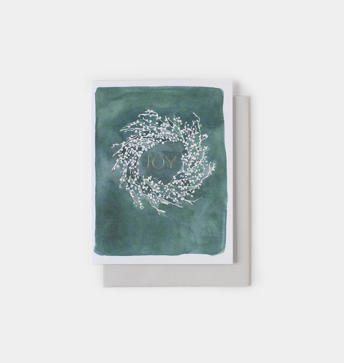 White Berry Wreath Holiday Card | Amber Interiors