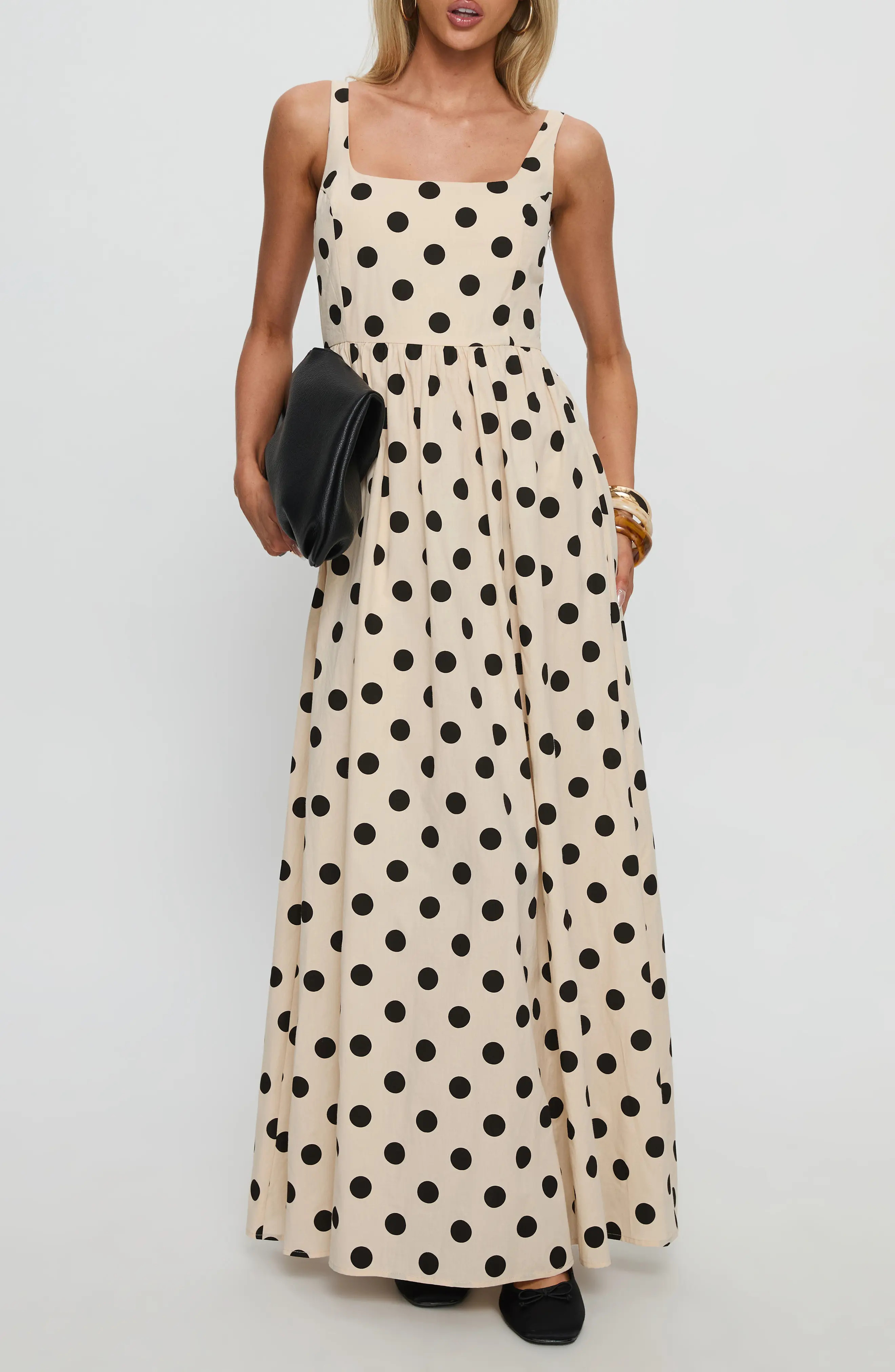 Princess Polly Cartmel Polka Dot Cotton Maxi Dress (Women) | Nordstrom | Nordstrom