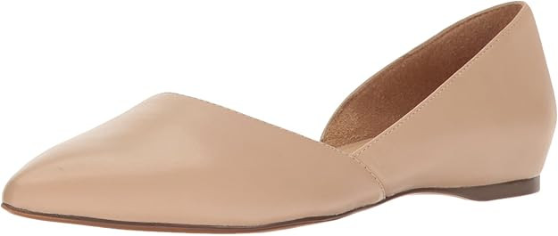 Naturalizer Womens Samantha Comfortable Pointed Toe D'Orsay Slip On Ballet Flat | Amazon (US)