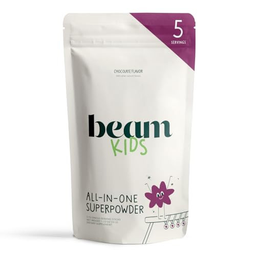 Beam Kids All in One Superfood Powder, Nutritional Shake, Organic Greens, Probiotics, Vitamins, Immune Support, Gut Health, Superfood Drink, Daily Nutrition for Children, No Artificial Sweeteners | Amazon (US)