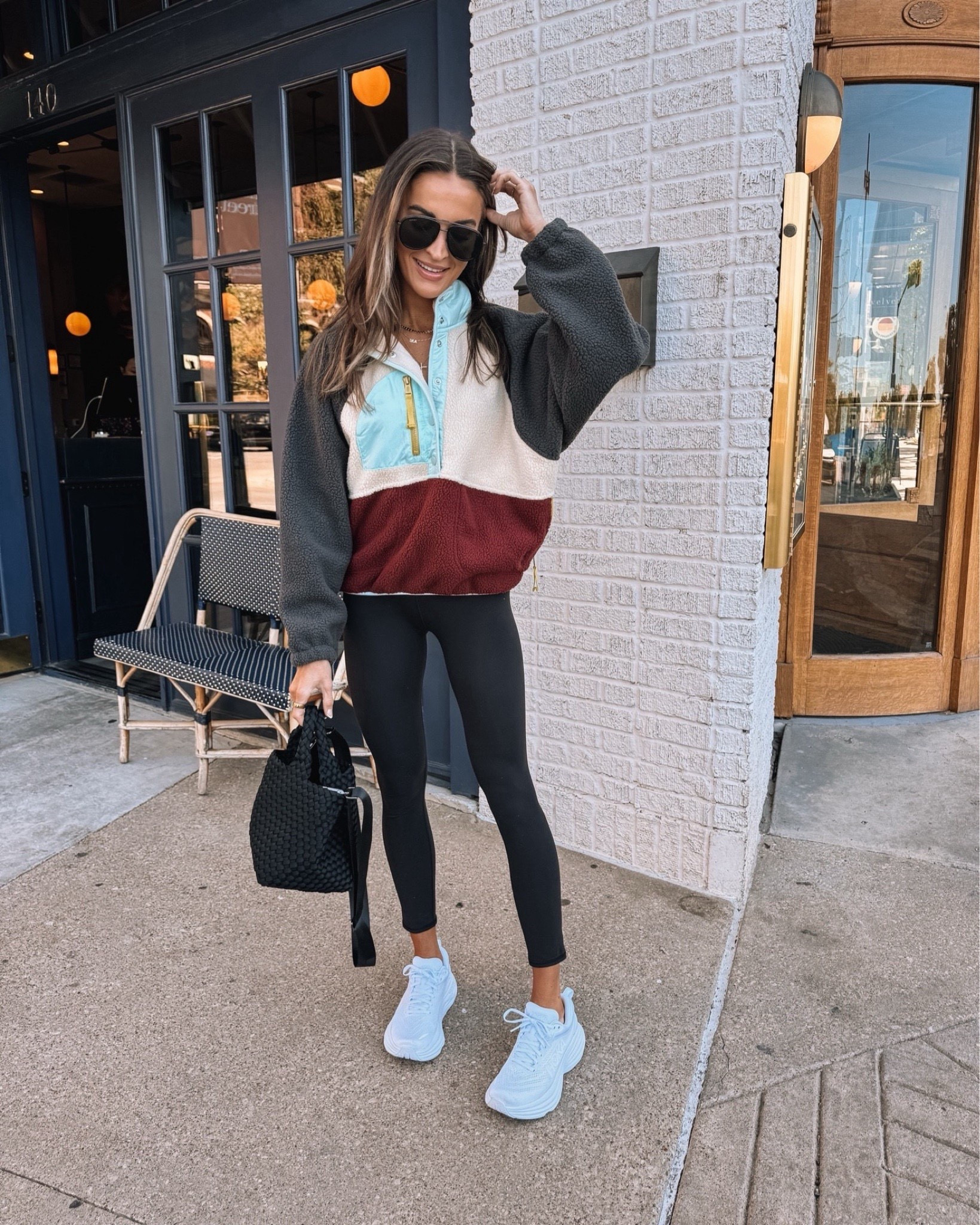 love this color block fleece and it’s an extra 25% off today! 💗