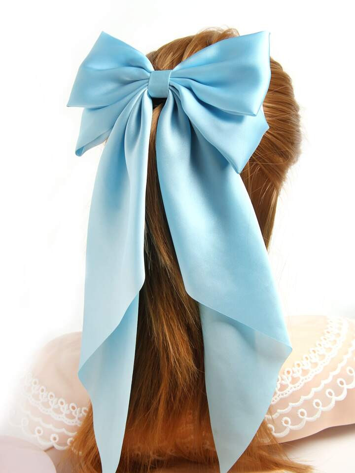 1pc Silk Bowknot Hair Clip | SHEIN