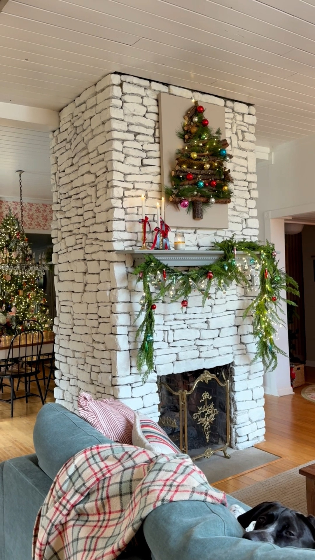 Mantel decor for Christmas 🎄

#LTKHome #LTKHoliday