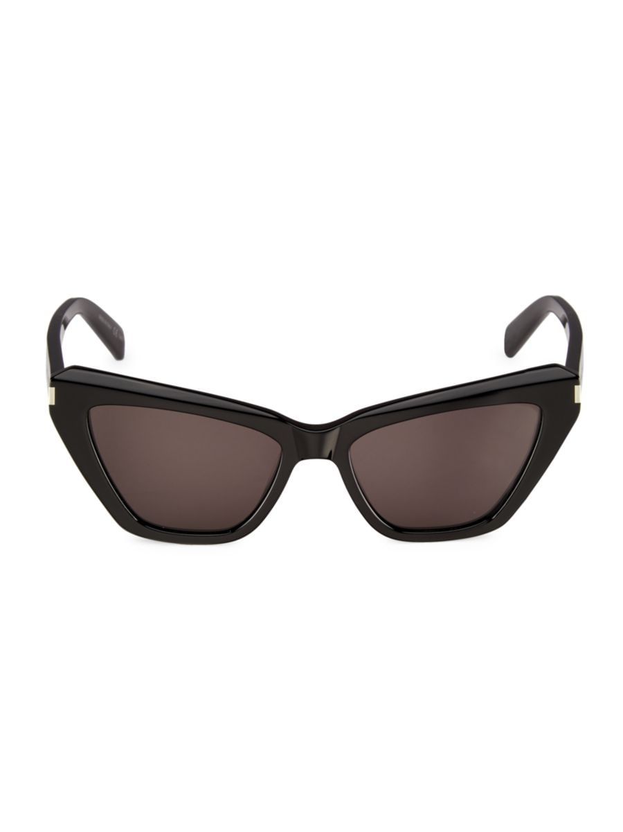 Saint Laurent Corner Angle 54MM Cat Eye Sunglasses | Saks Fifth Avenue