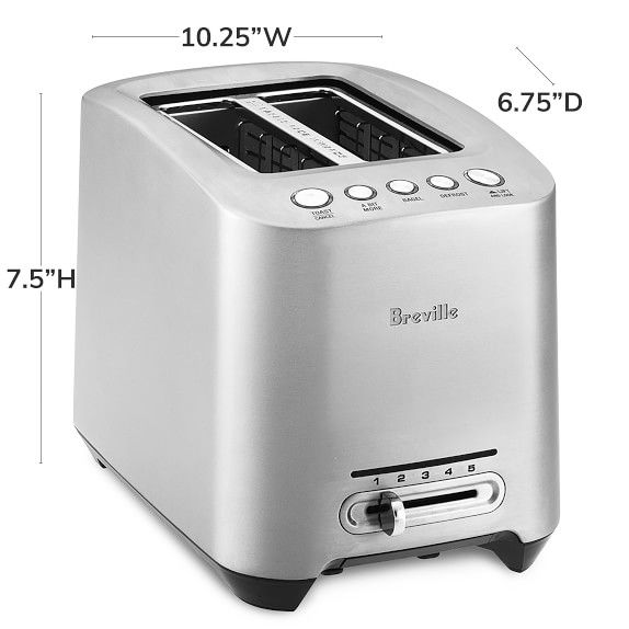 Breville Die-Cast 2-Slice Smart Toaster | Williams-Sonoma