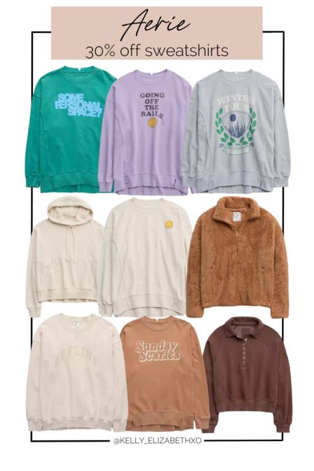 Aerie: 30% off sweatshirts 


deal alert, fall sale, fall fashion 

#LTKfindsunder50 #LTKsalealert #LTKSeasonal