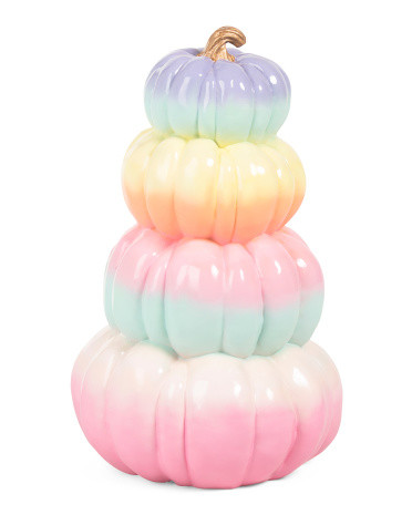 Outdoor Safe Stacked Pumpkins Decor | TJ Maxx