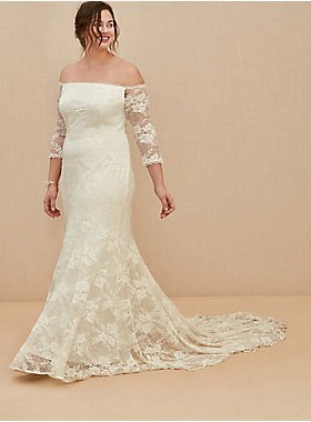 plus size wedding dresses under 500