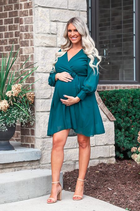 This long sleeve forest green dress is perfect for so many occasions, including your baby shower, a wedding guest dress or maternity photo shoots! 


Dresses, mini Dress, long sleeve dress, baby bump, pregnant, pregnancy, preggo, expecting, baby on board, maternity outfits, expectant, flowy dress, fall style, fall fashion, must have, affordable, classic, feminine, trendy, chic style, sale, summer style, summer looks, summertime, fall style, fall looks, spring, winter style, bump style, maternity clothes, maternity dresses, sale

#LTKwedding #LTKstyletip #LTKbump