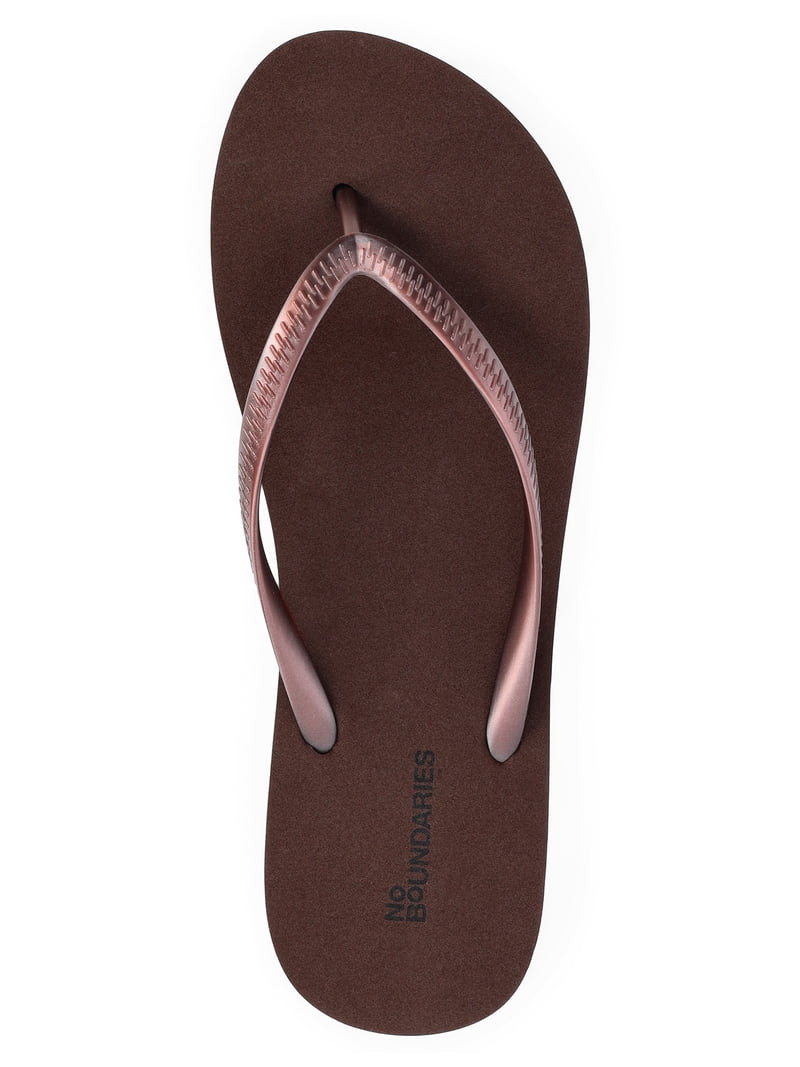 No Boundaries Women\u2019s Flip Flop Sandals - Walmart.com | Walmart (US)