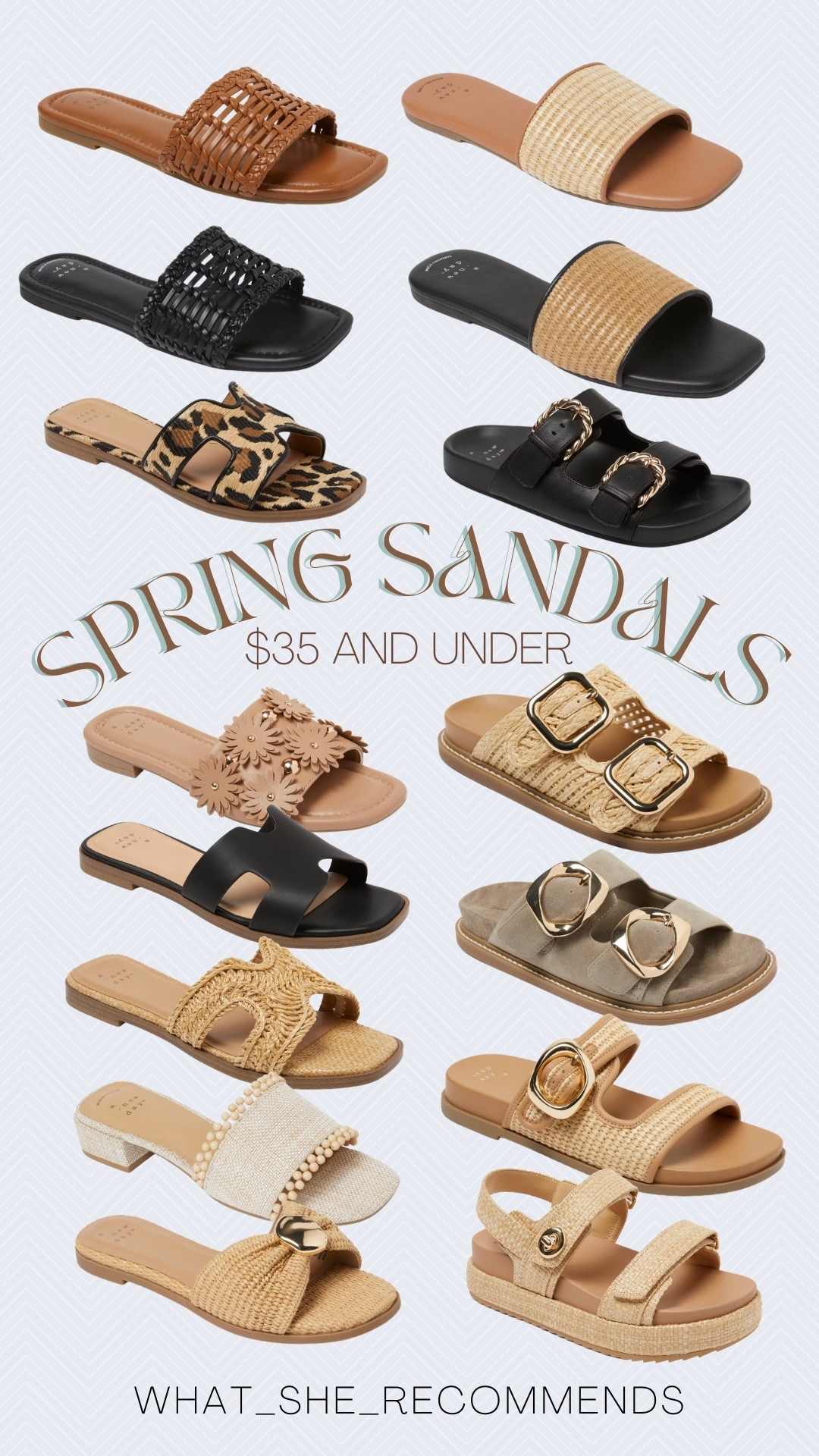 $35 & Under Sandals! 👡

I want every pair of these- so many cute options 😍

#LTKSaleAlert #LTKSpringSale #LTKTravel