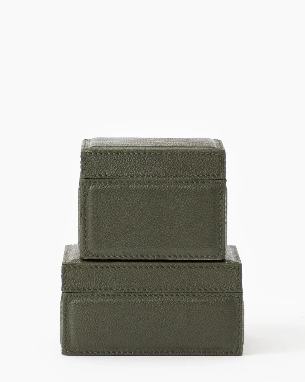 Green Leather Box | McGee & Co.