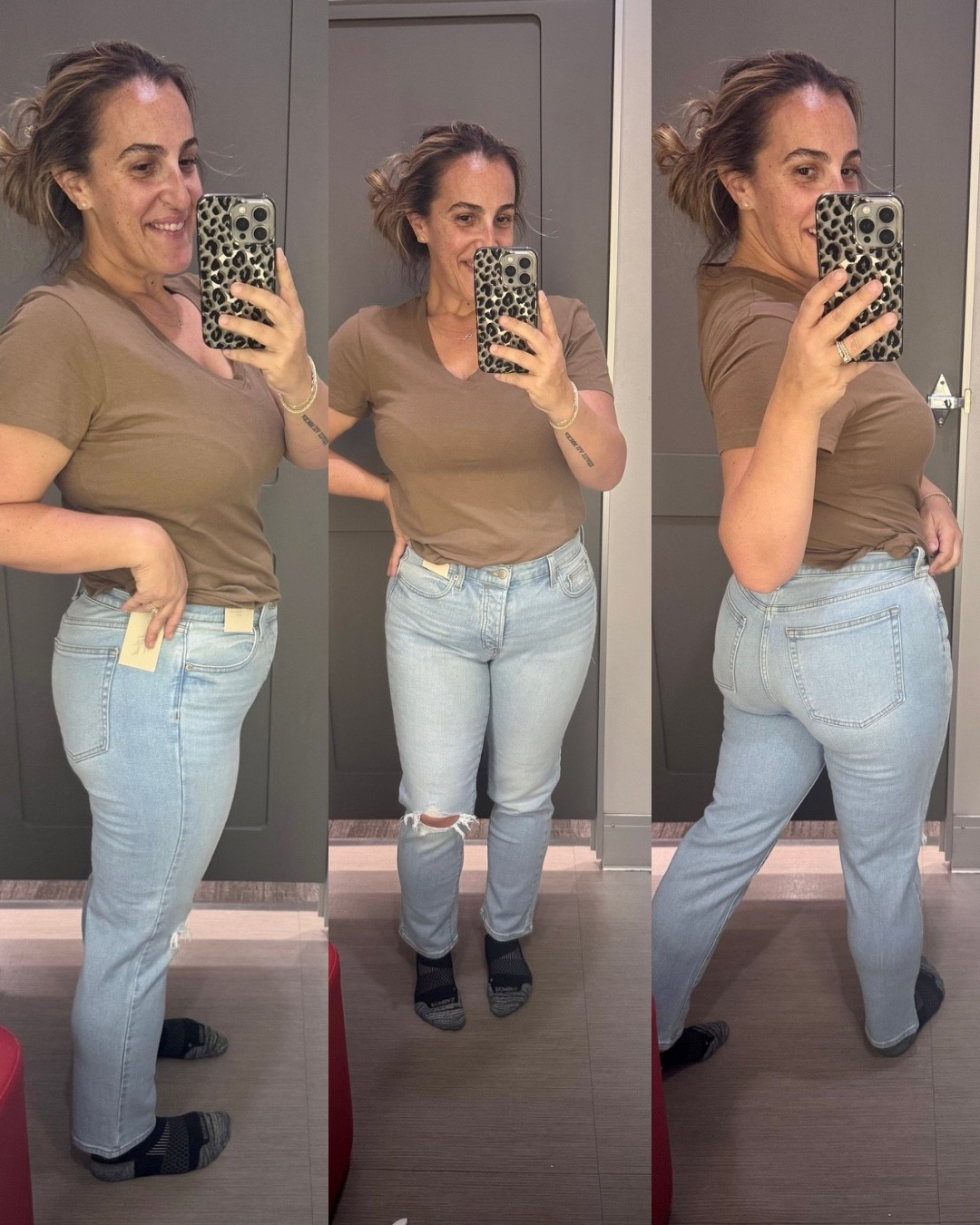 The jeans are amazing! Mid rise and are so slimming! I like true size in them! So I’m in a 10. And medium on top. 

#LTKFindsUnder50 #LTKOver40 #LTKStyleTip