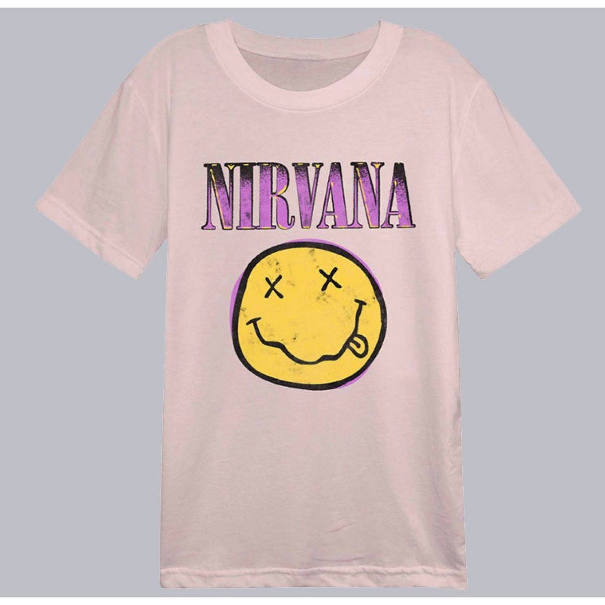 Toddler Girls' Short Sleeve Nirvana T-Shirt - Pink 12M | Target