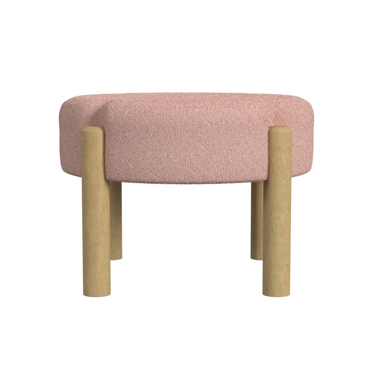 Luna Boucle Ottoman - HomePop | Target