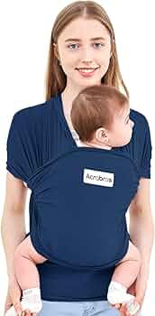 Acrabros Baby Wrap Carrier,Hands Free Baby Carrier,Lightweight,Breathable,Softness,Perfect for Ne... | Amazon (US)