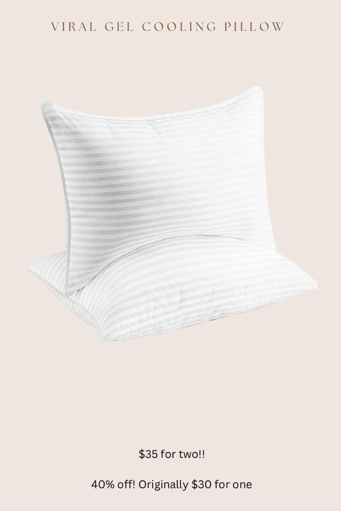 The viral Amazon pillows are 40% off with a clippable coupon for prime members right now!! These sales are usually for only a day!🚨🚨

$35 for two, and they’re usually $30 for one! 



#LTKHome #LTKxPrimeDay #LTKSaleAlert