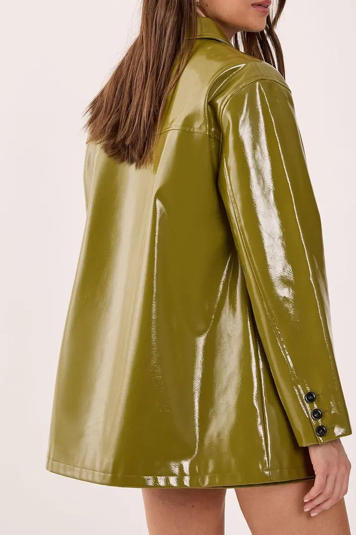Vinyl High Clean Longline Jacket | Nordstrom