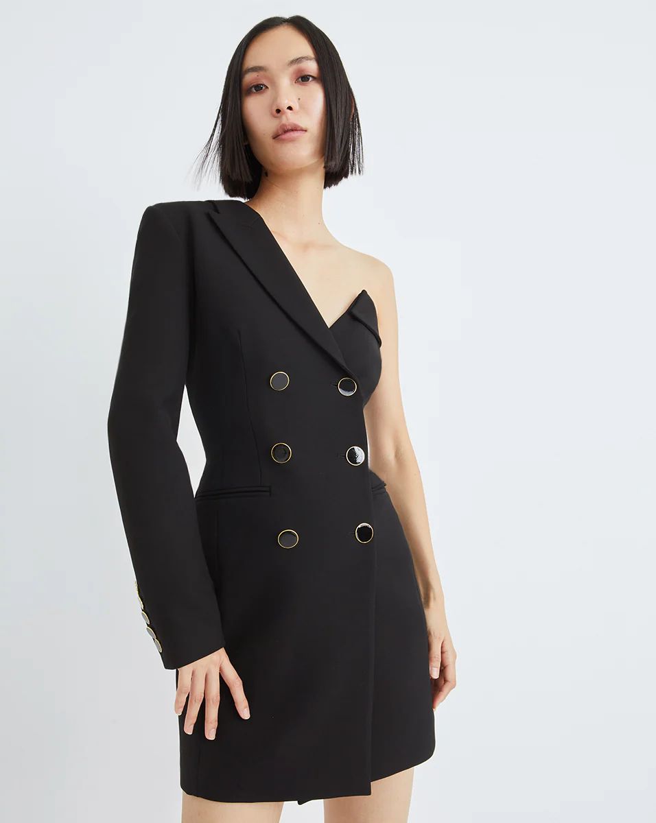 Middleton One-Shoulder Jacket Dress | Veronica Beard