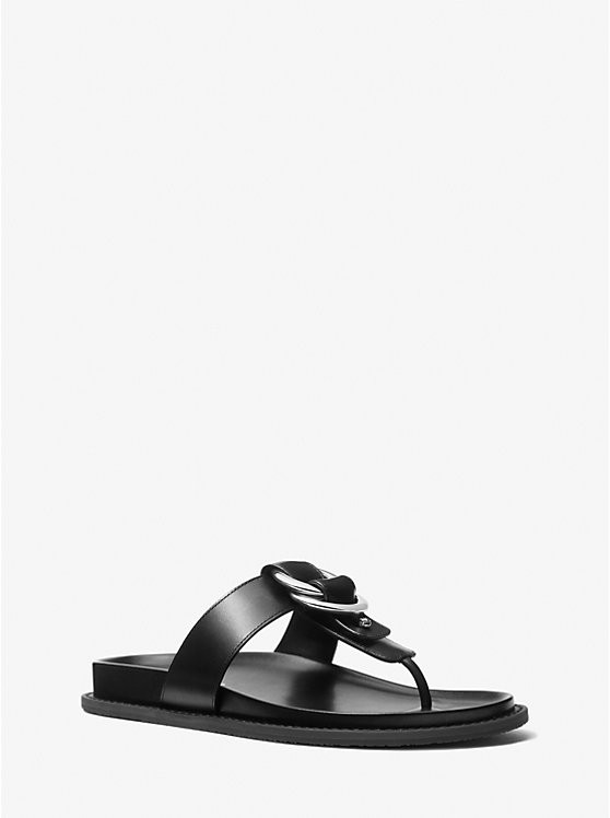 Jaden Leather Thong Sandal | Michael Kors US