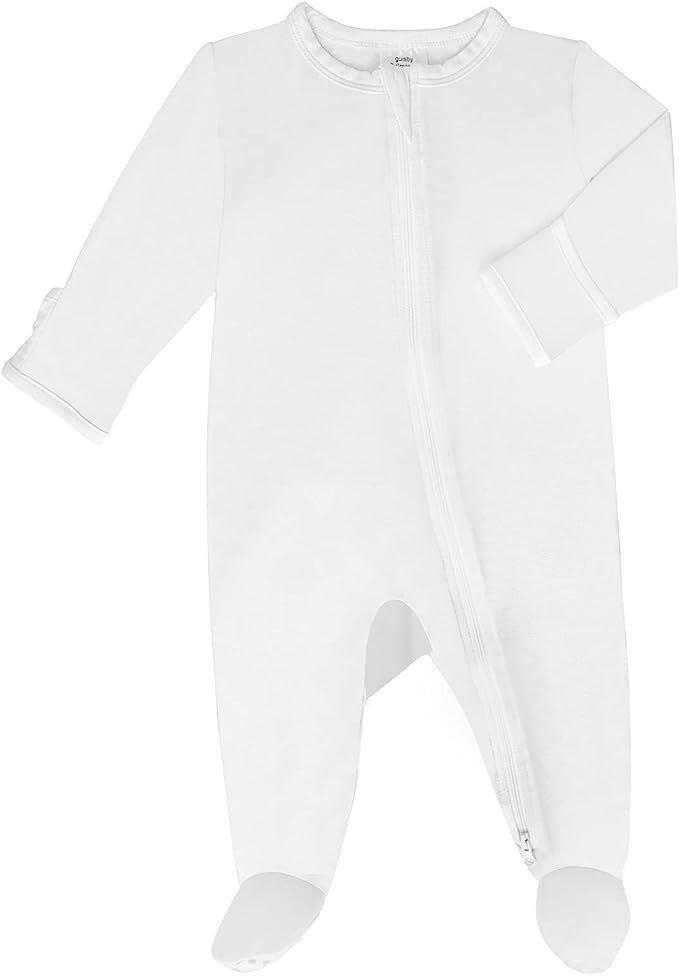Bamboo Zipper Baby Footie Pajama,Long Sleeve One Piece Romper For Boys Girls | Amazon (US)