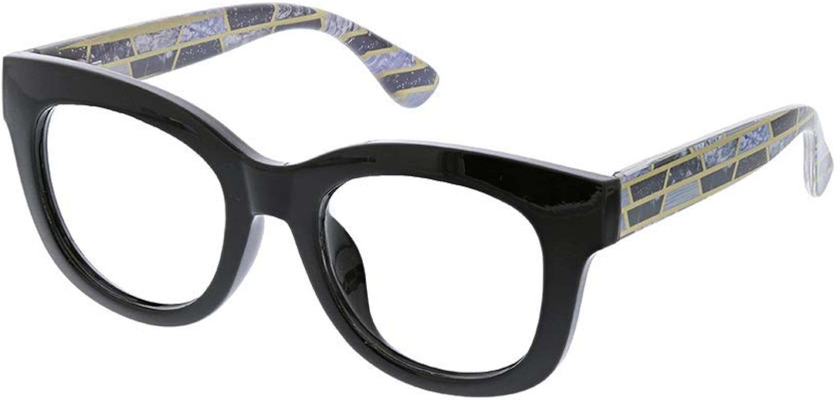 Women's Center Stage Luxe No Polarization Round Prescription Eyewear Frame | Amazon (US)