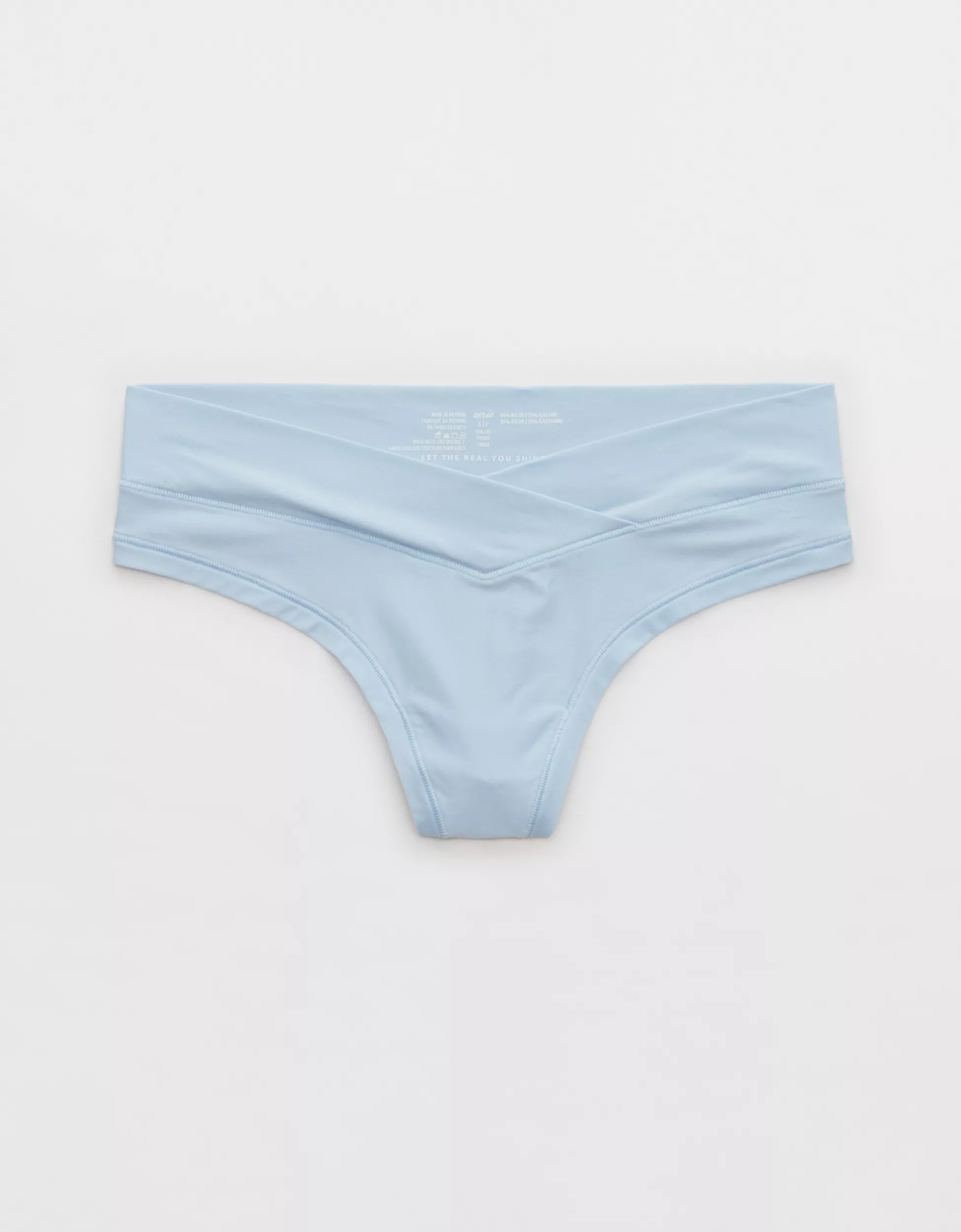 Aerie Real Me Crossover Thong Underwear | Aerie
