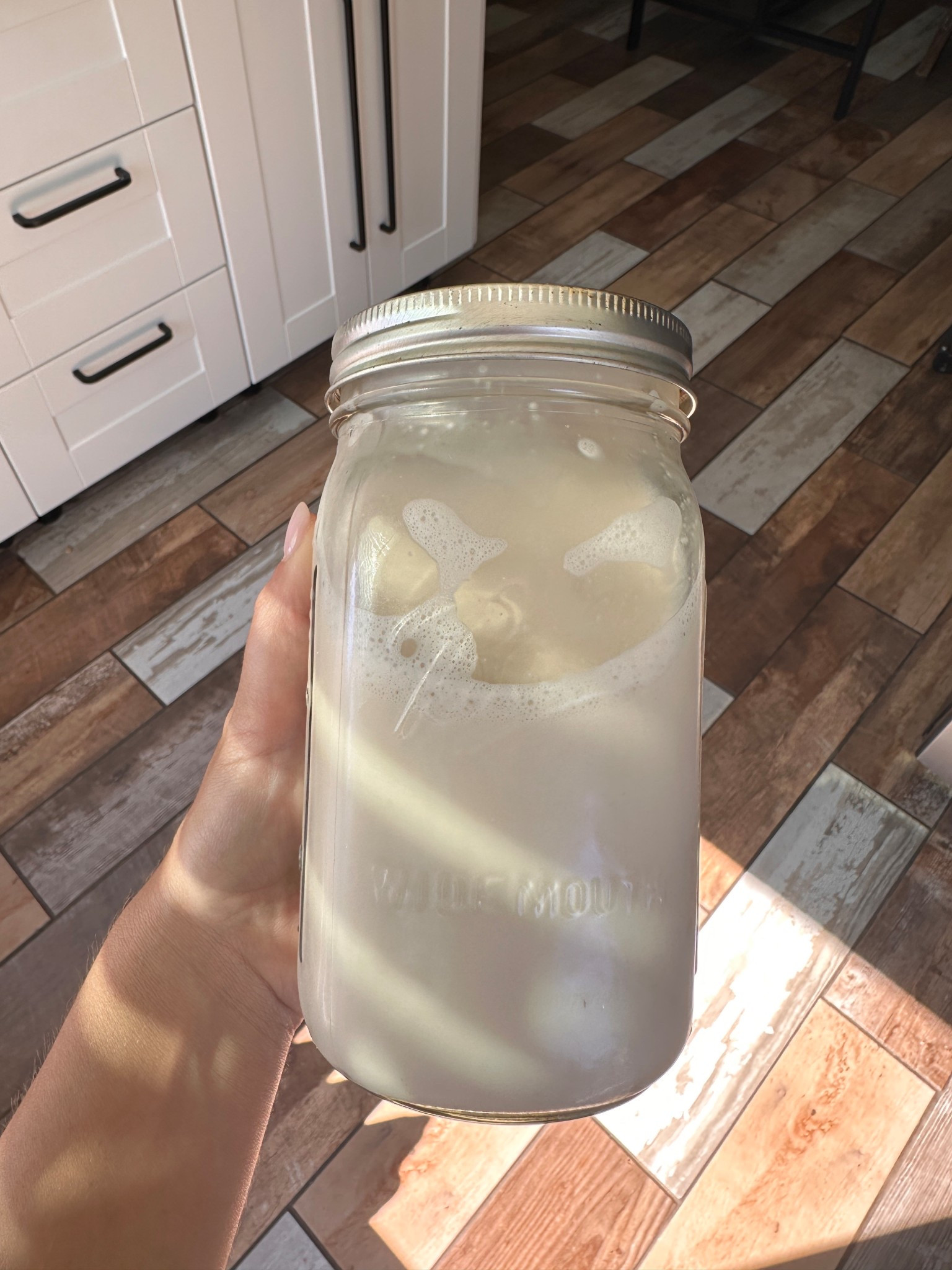 This size mason jar is so versatile. I use it to store produce, make and hold dressings and milks, store leftover pancake batter - you name it and this mason jar will fit your needs!

#LTKHome