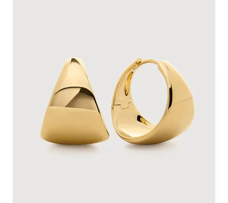Tapered Large Hoop Earrings | Monica Vinader (Global)