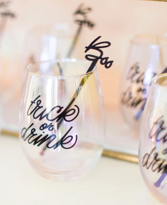 Halloween Boo stirrersghost stirrerbooParty Favors Drink | Etsy | Etsy (US)