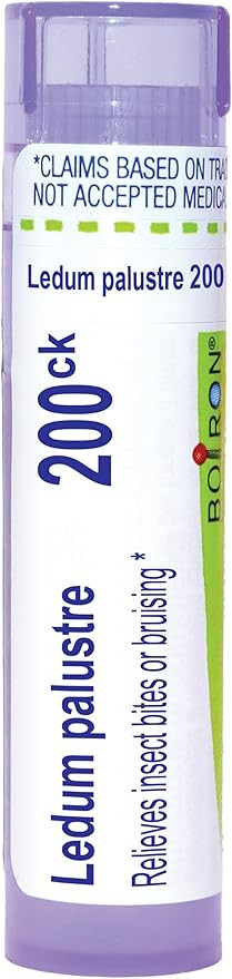 Boiron Ledum Palustre 200Ck Homeopathic Medicine for Insect Bites - 80 Pellets | Amazon (US)