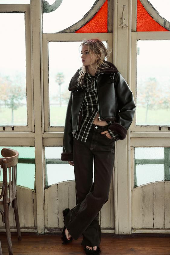 TRF HIGH-WAIST WIDE-LEG JEANS | Zara UK