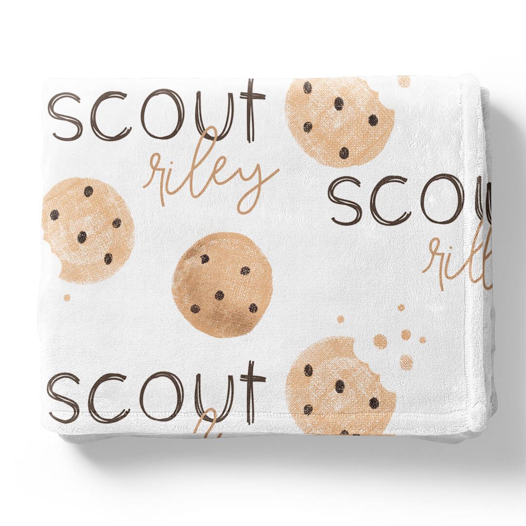 Cookie Crumble Personalized Toddler Blanket | Caden Lane