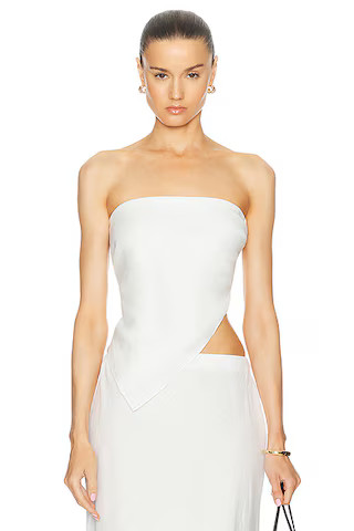 Linen Scarf Top | FWRD 