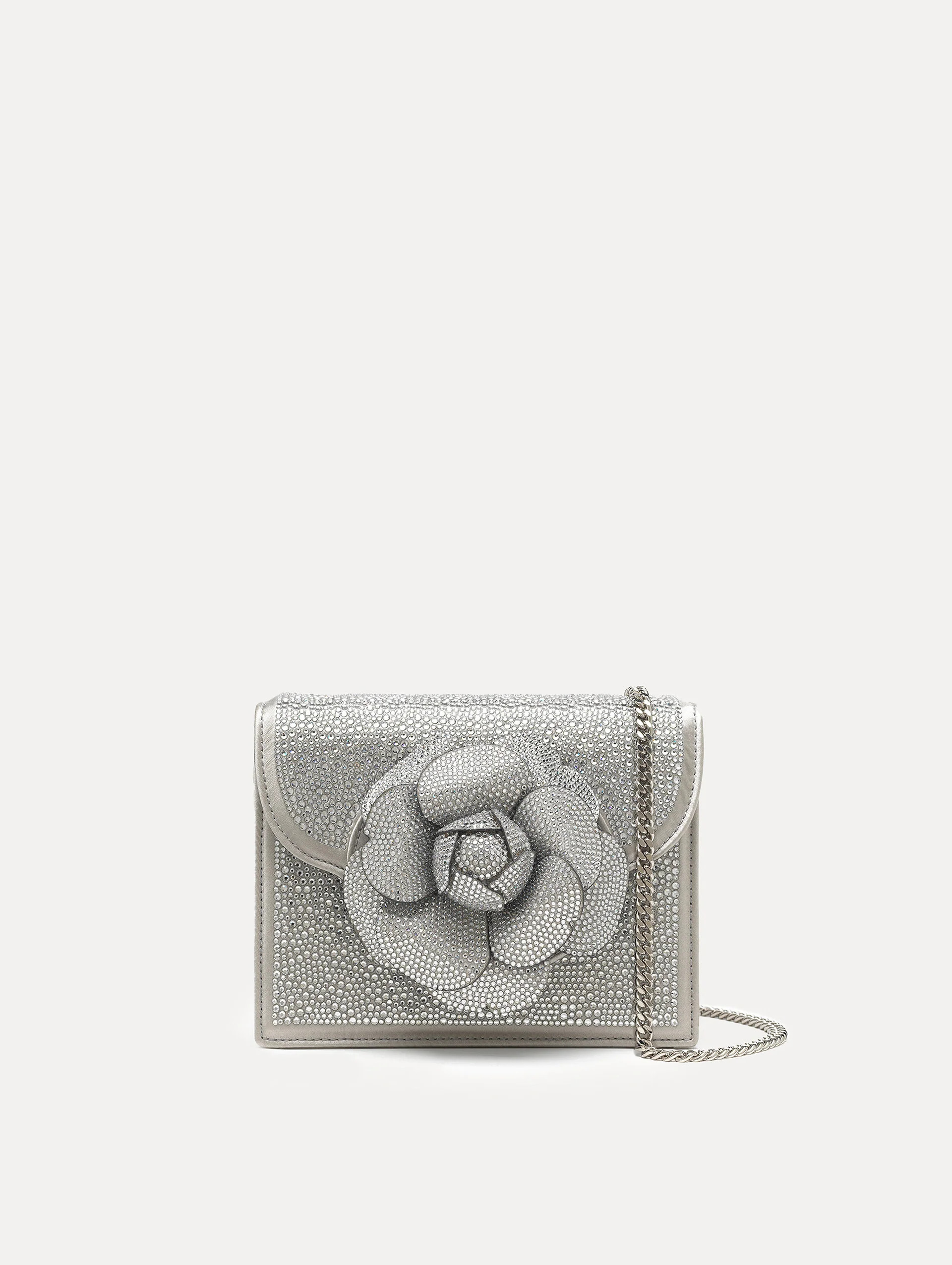 Crystal Pavé Mini TRO Bag | Oscar de la Renta