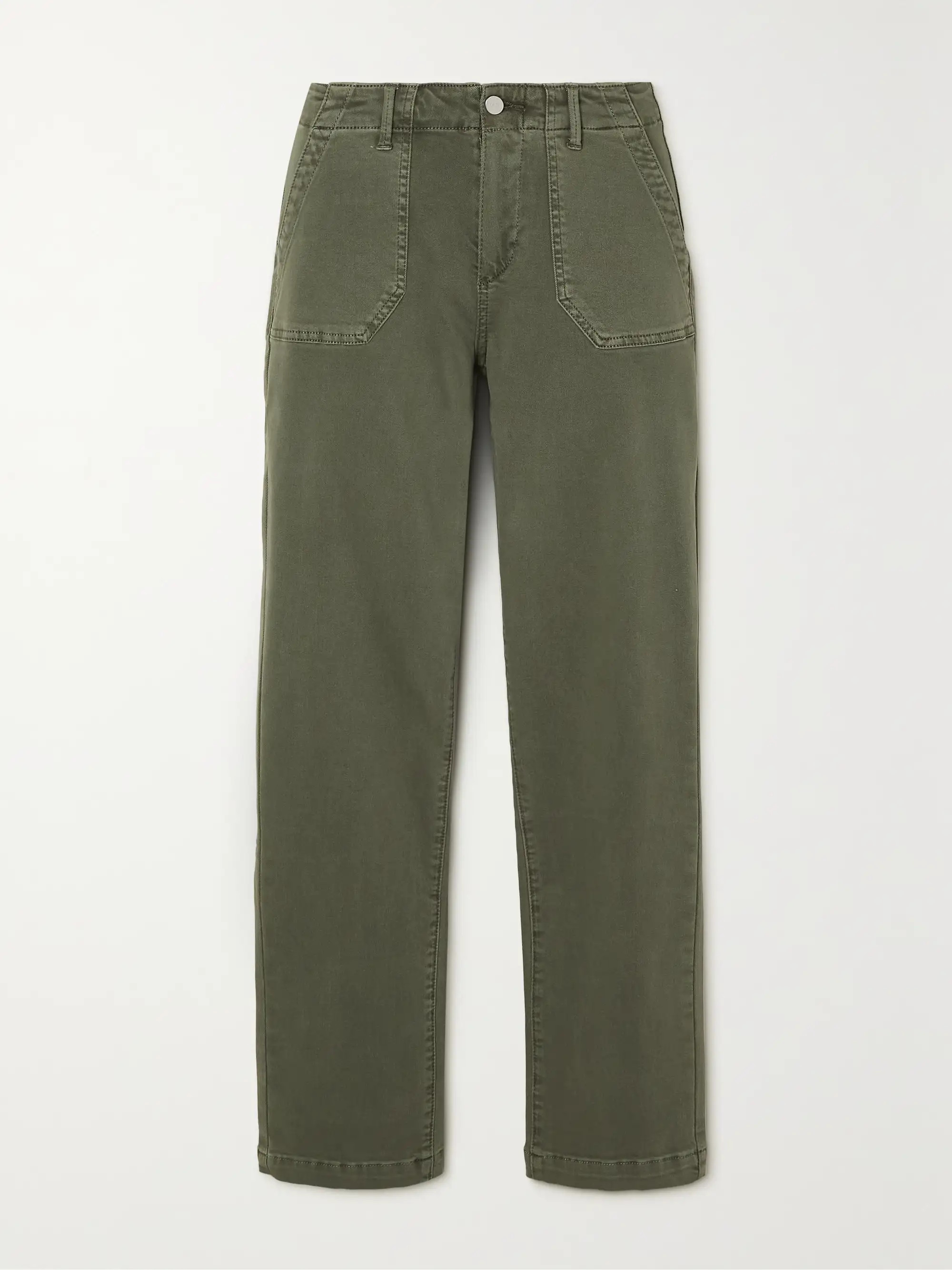 Mayslie cropped cotton-blend staight-leg cargo pants | NET-A-PORTER (US)