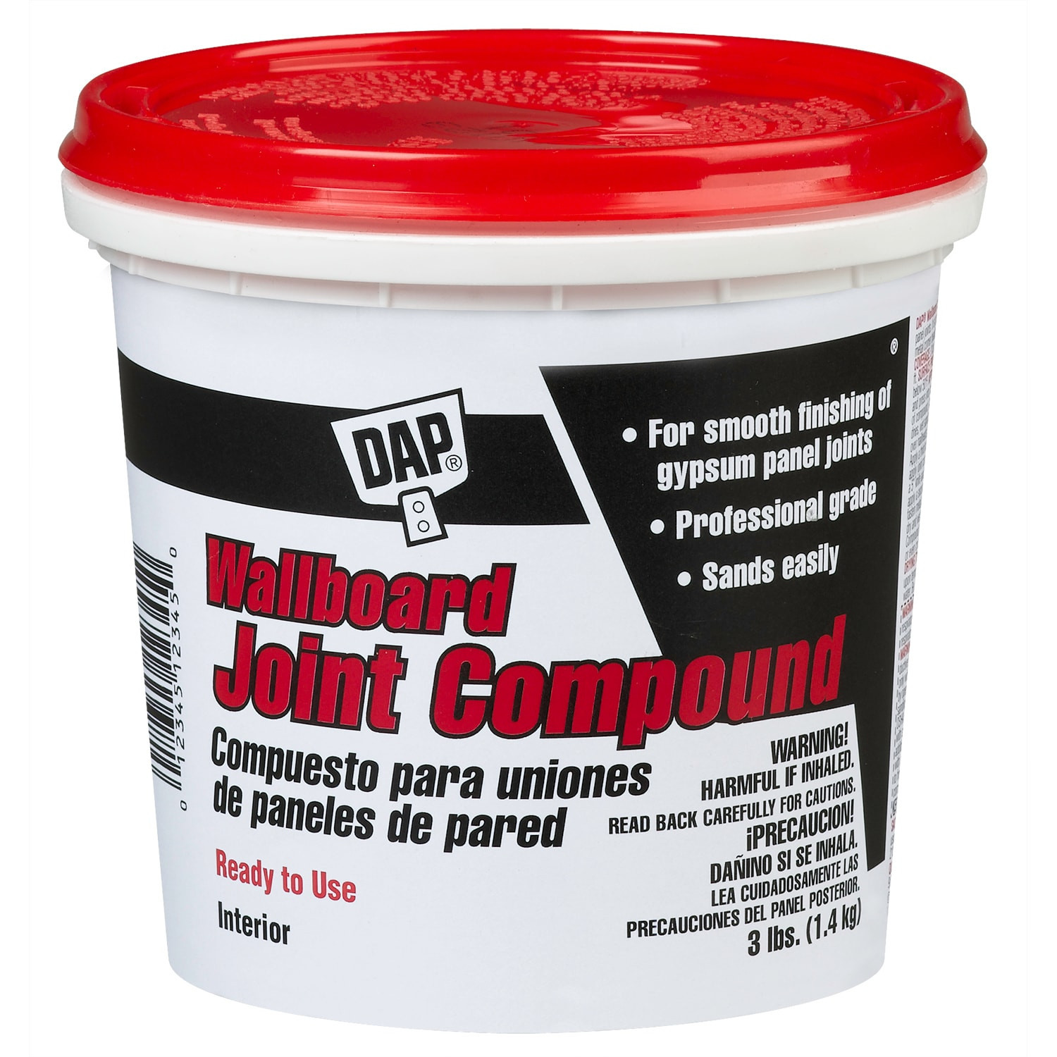 DAP 3 -lbs Premixed Finishing Drywall Joint Compound Bucket one_size in White | 10100 | Lowe's