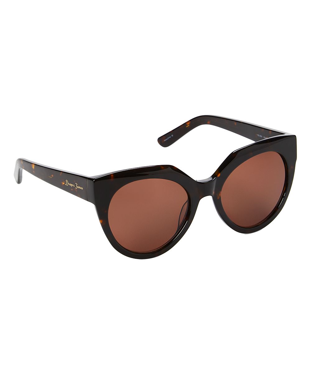 Draper James Women's Sunglasses TORTOISE - Tortoise Olivia Cat-Eye Sunglasses | Zulily