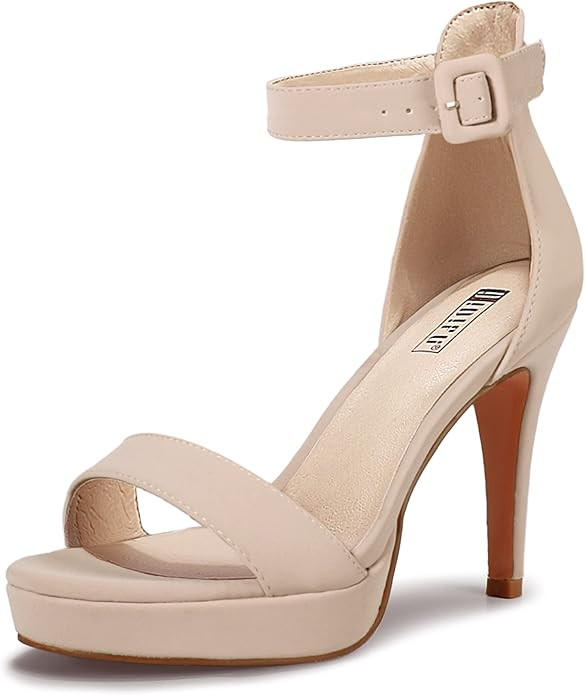 IDIFU Women's IN4 Sabrina Platform Chunky High Heels Ankle Strap Heeled Sandals Wedding Party Dre... | Amazon (US)