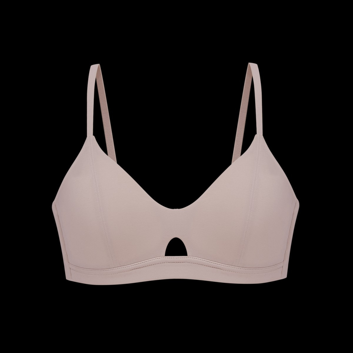 2021 Pure Comfort Soft Modal Triangle BraNude Pink / S | NEIWAI