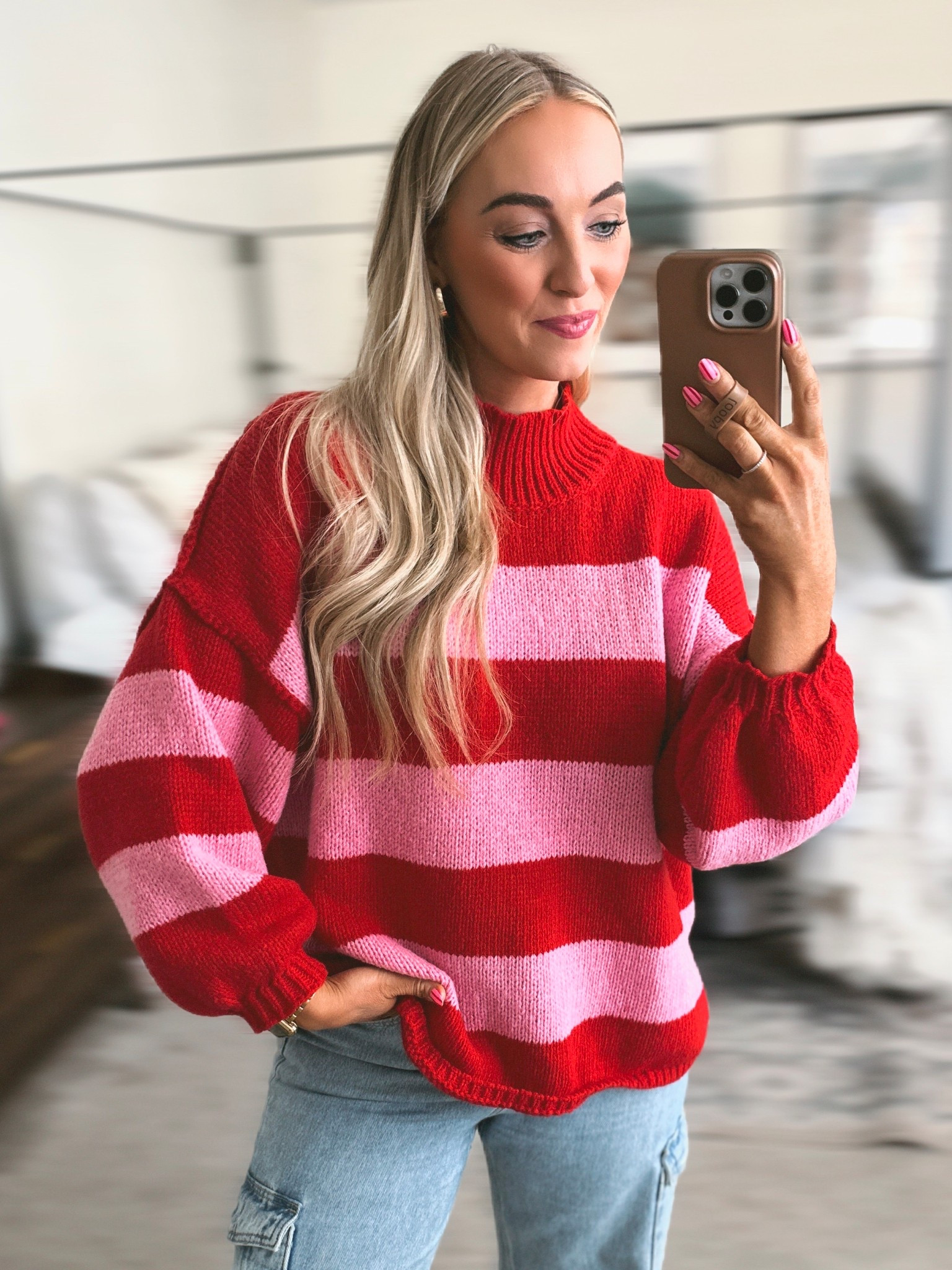 my fave striped sweater lately. so fun for the holiday season & beyond! 🎄💕 20% off rn for black friday! #amazonsweater #holidaysweater #knitsweater #amazonblackfriday

#LTKHoliday #LTKCyberWeek #LTKFindsUnder50