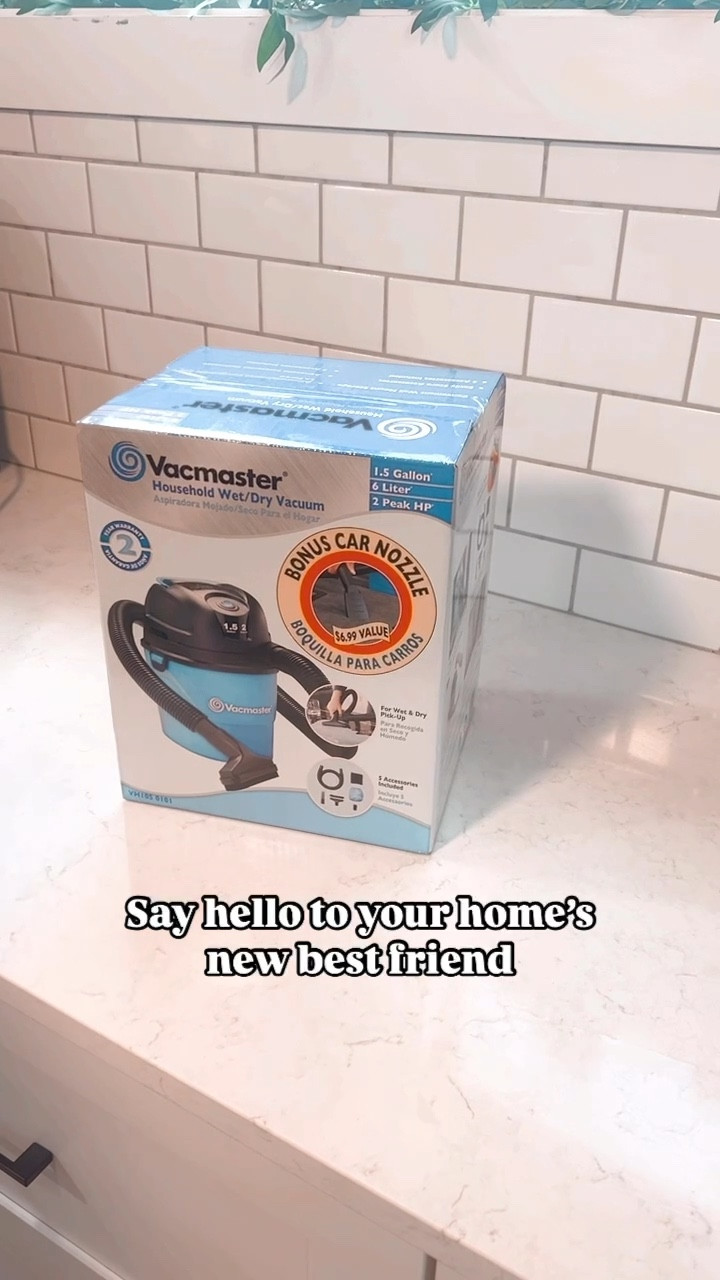 YOUR HOME’S NEW BEST FRIEND ✨. This 1.5 gallon (tiny) vac is our new favorite find for keeping a tidy home!

The size of it makes it portable and so convienent to clean up WET or DRY messes in literally any nook or cranny you can imagine. 

When we are organizing, it can be inconvenient to have to grab a bulky vacuum for when we sometimes just need a quick cleanup. This vac is the newest item you will find us using in your homes!



#LTKHome #LTKVideo #LTKFindsUnder50