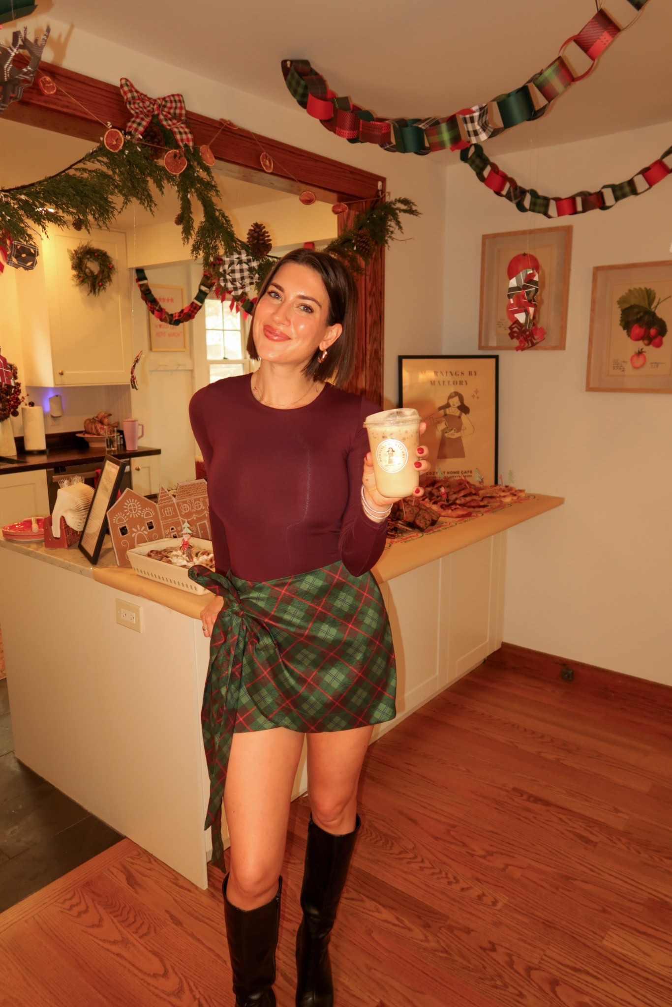 My holiday Christmas party outfit for my home cafe 

#LTKdayinmylife #LTKGiftGuide #LTKHoliday