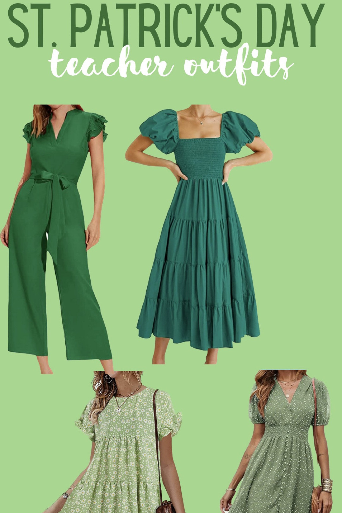 Dresses/Jumpsuits for St. Patrick’s Day

#LTKSeasonal