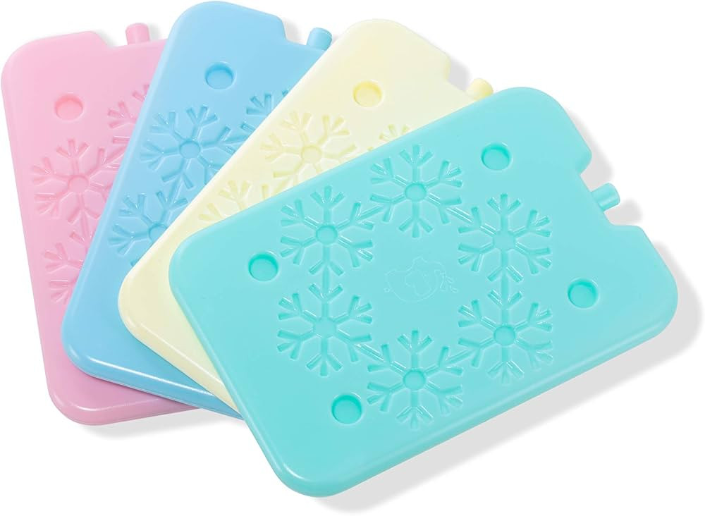 BLUE ELE Macaron-Colored Ice Pack for Lunch Box and Cooler, BPA Free, Reusable and Long Lasting, ... | Amazon (US)
