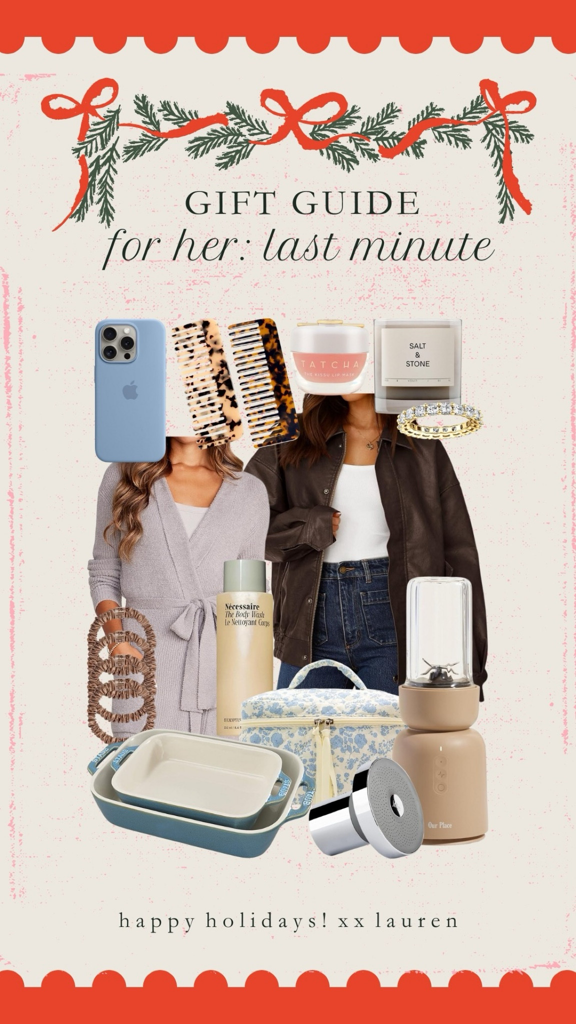 For her gifts that will arrive in time for Christmas! 

#LTKStyleTip #LTKHoliday #LTKGiftGuide