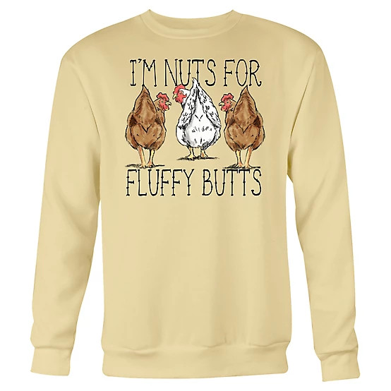 New!Lost Creek  Women's Crewneck Chicken Printed Sweatshirt | Tractor Supply