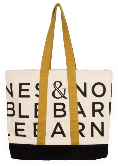 Barnes & Noble Repeat Deluxe Tote, 100% Organic Cotton Canvas with zipper opening | Barnes & Noble