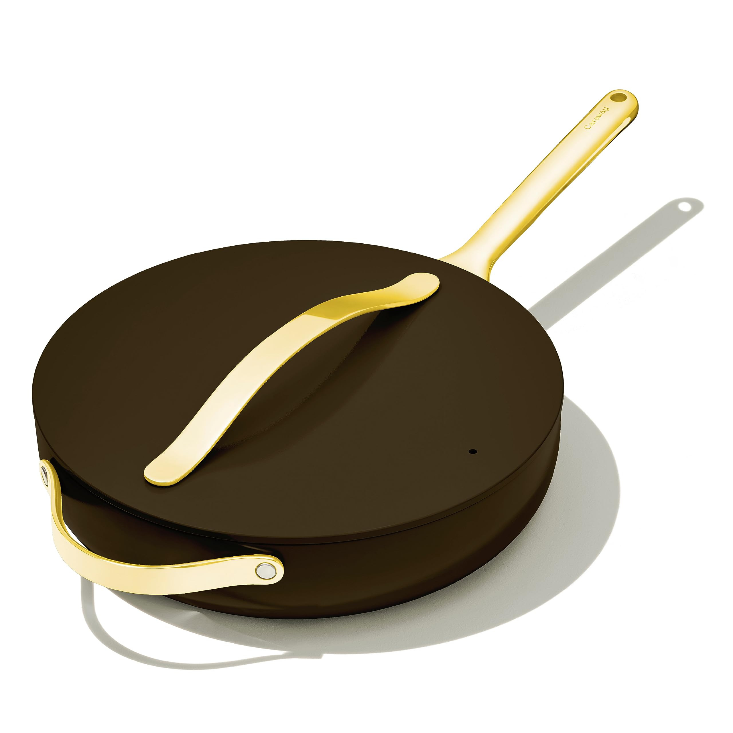 Caraway Nonstick Ceramic Sauté Pan with Lid (4.5 qt, 11.8") - Non Toxic, PTFE & PFOA Free - Oven... | Amazon (US)