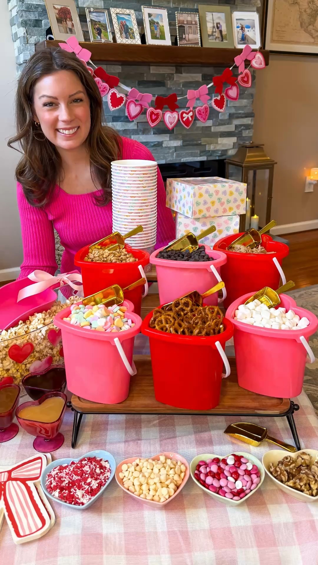Valentines Snack Mix Bar 🩷❤️ 

#LTKfoodie #LTKHome #LTKSeasonal